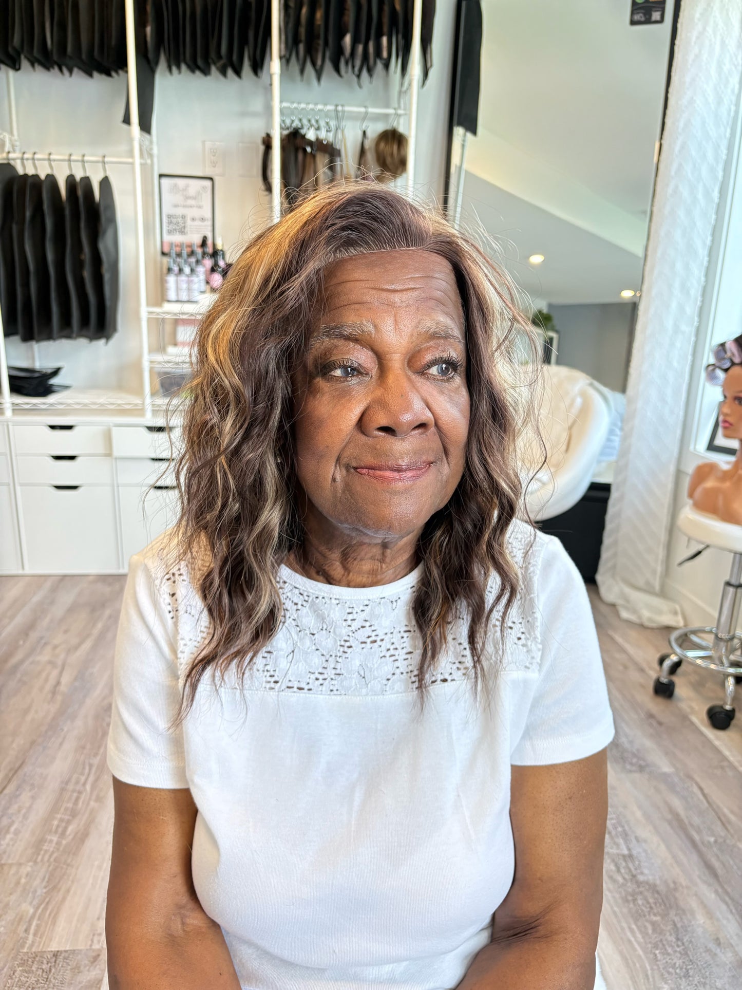 Sable – 13x4 Lace Front Wig | 16–17” | Dimensional Bronde Wave