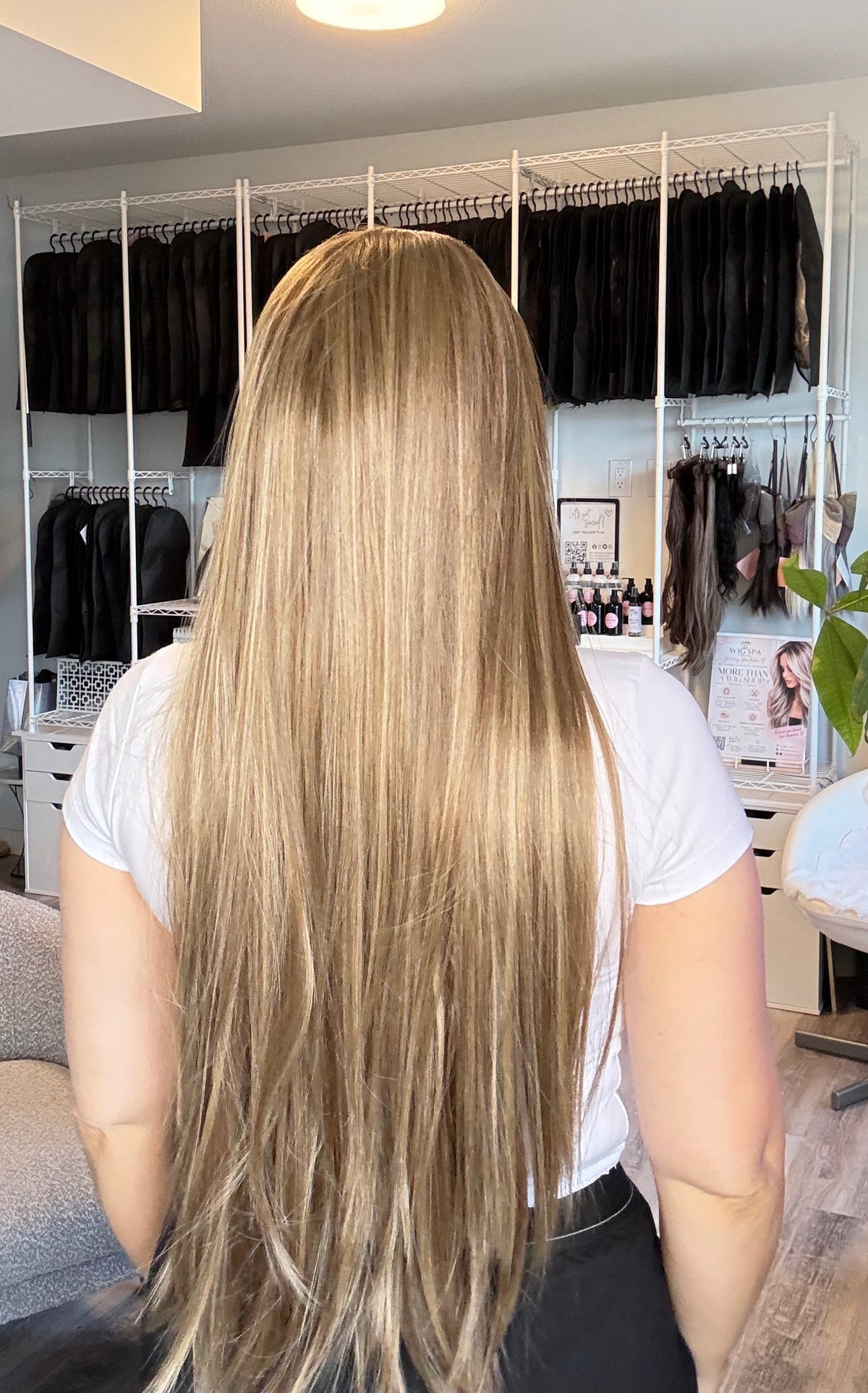 Ren 32” Blonde Brunette Tones Headband Wig | Wigs Canada
