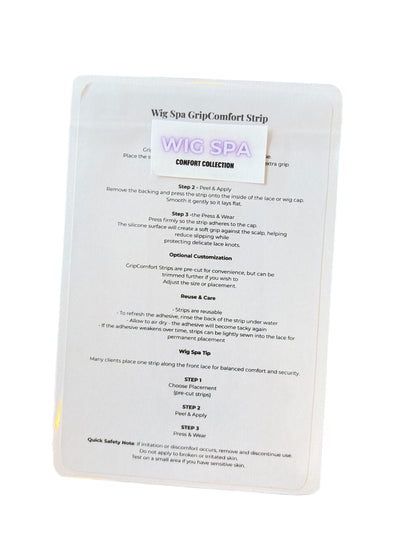 GripComfort Lace Wig Strips | Reusable Lace Comfort Barrier & Grip