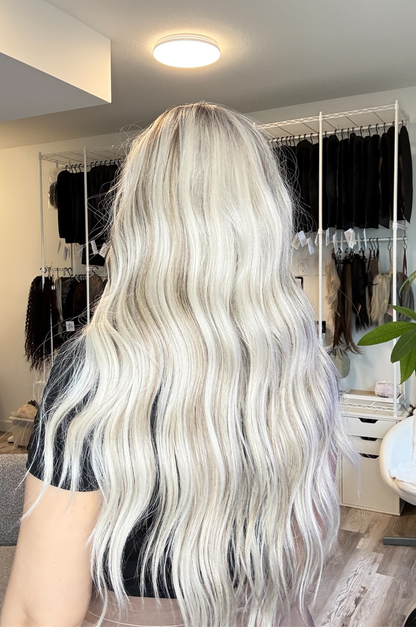 Mellissa - 13x6 Lace Front Wig | 28” | Rooted Cool Blonde Blend