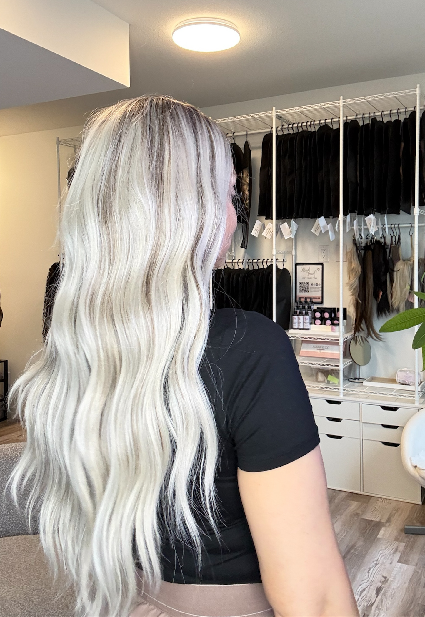 Mellissa - 13x6 Lace Front Wig | 28” | Rooted Cool Blonde Blend