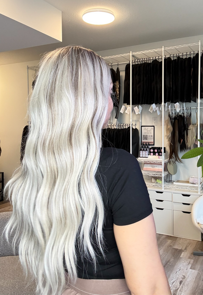 Mellissa - 13x6 Lace Front Wig | 28” | Rooted Cool Blonde Blend