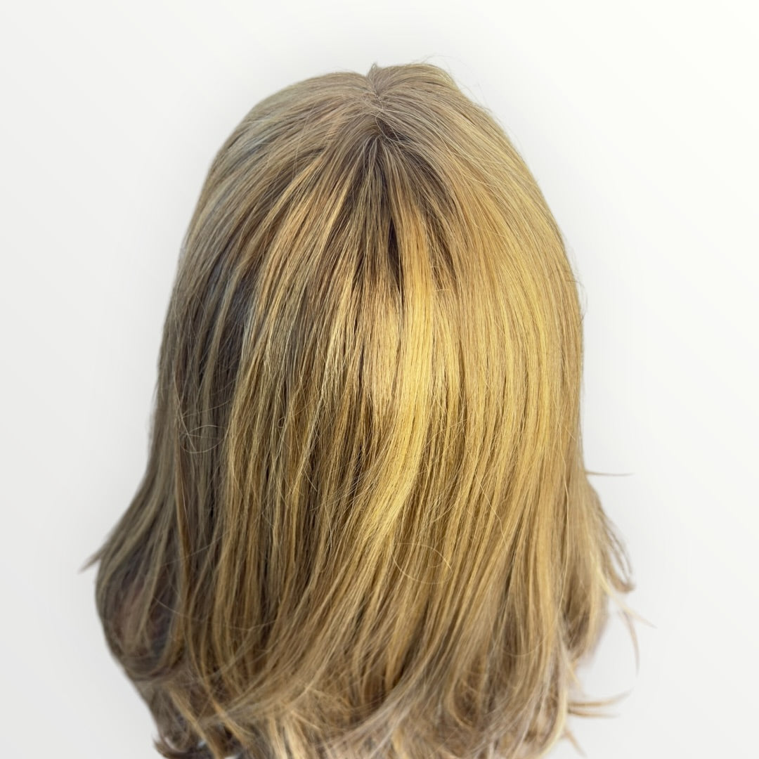 Style# 29 Kaylie – Wig Vault | 13x4 Lace Front | 26” | Light Brown with Blonde Highlights