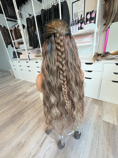 Custom Top Knot Headband Wig | Build Your Dream Wig