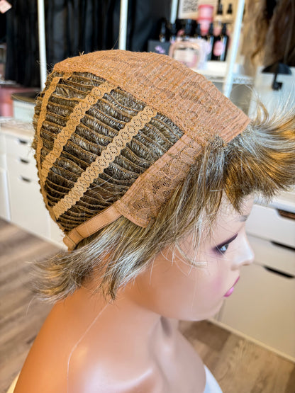 Noriko Collection Highlighted Short Wig | The Wig Vault