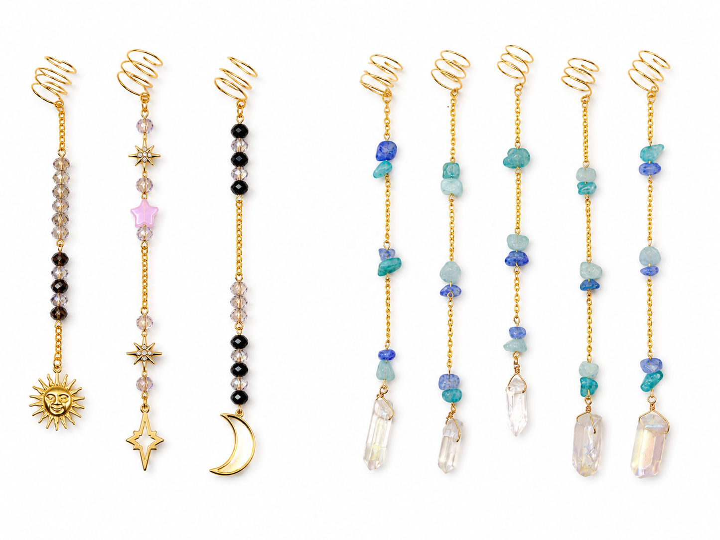 Halo & Prism Hair Charms