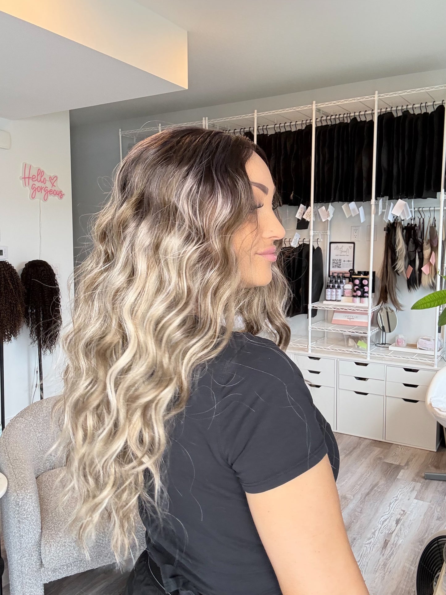 Brianna -13x6 Swiss Lace Front Wig | 24” | Dimensional Blonde Blend