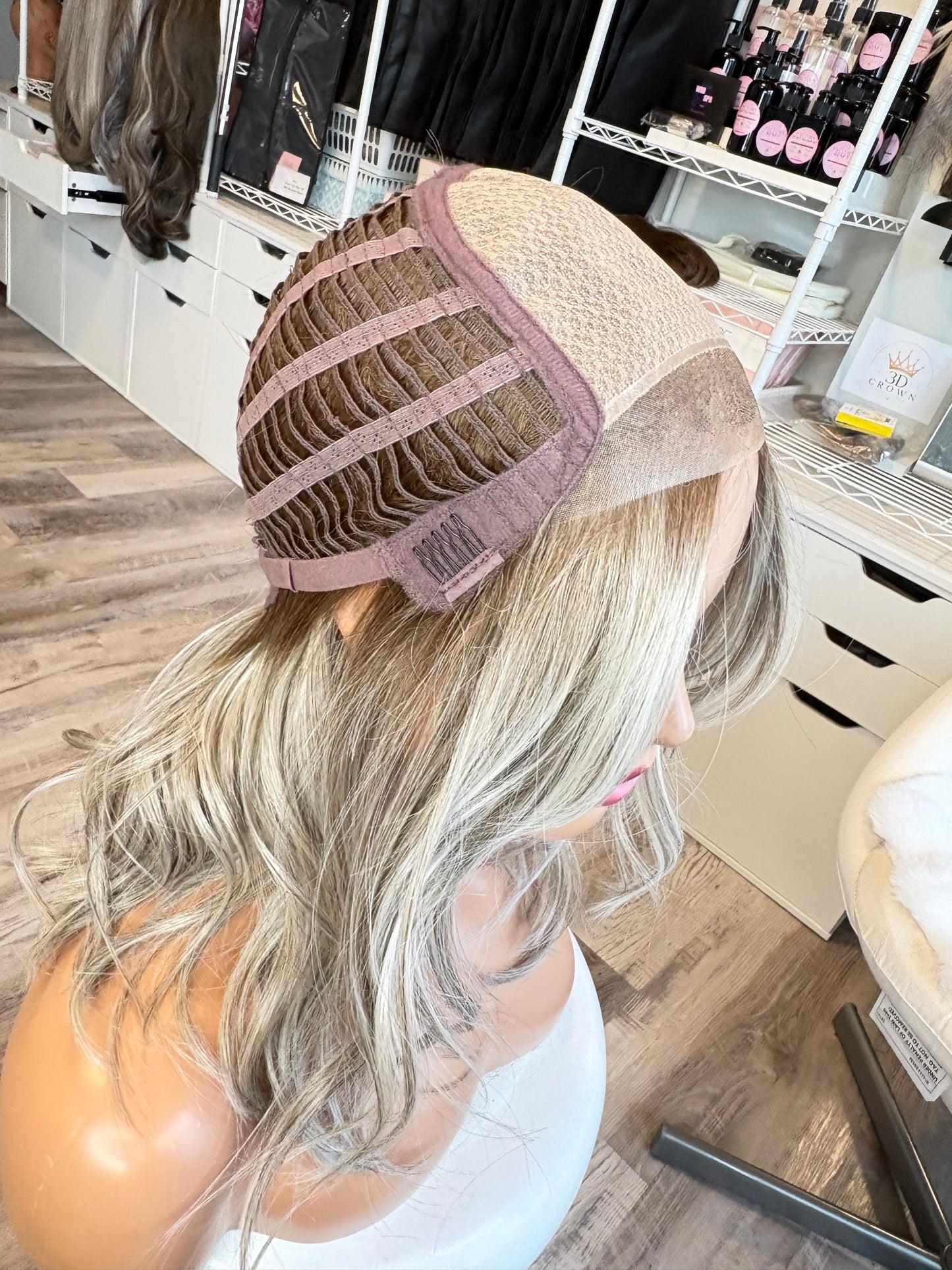 Sylvie Blonde Monofilament Wig | Synthetic Wig Canada