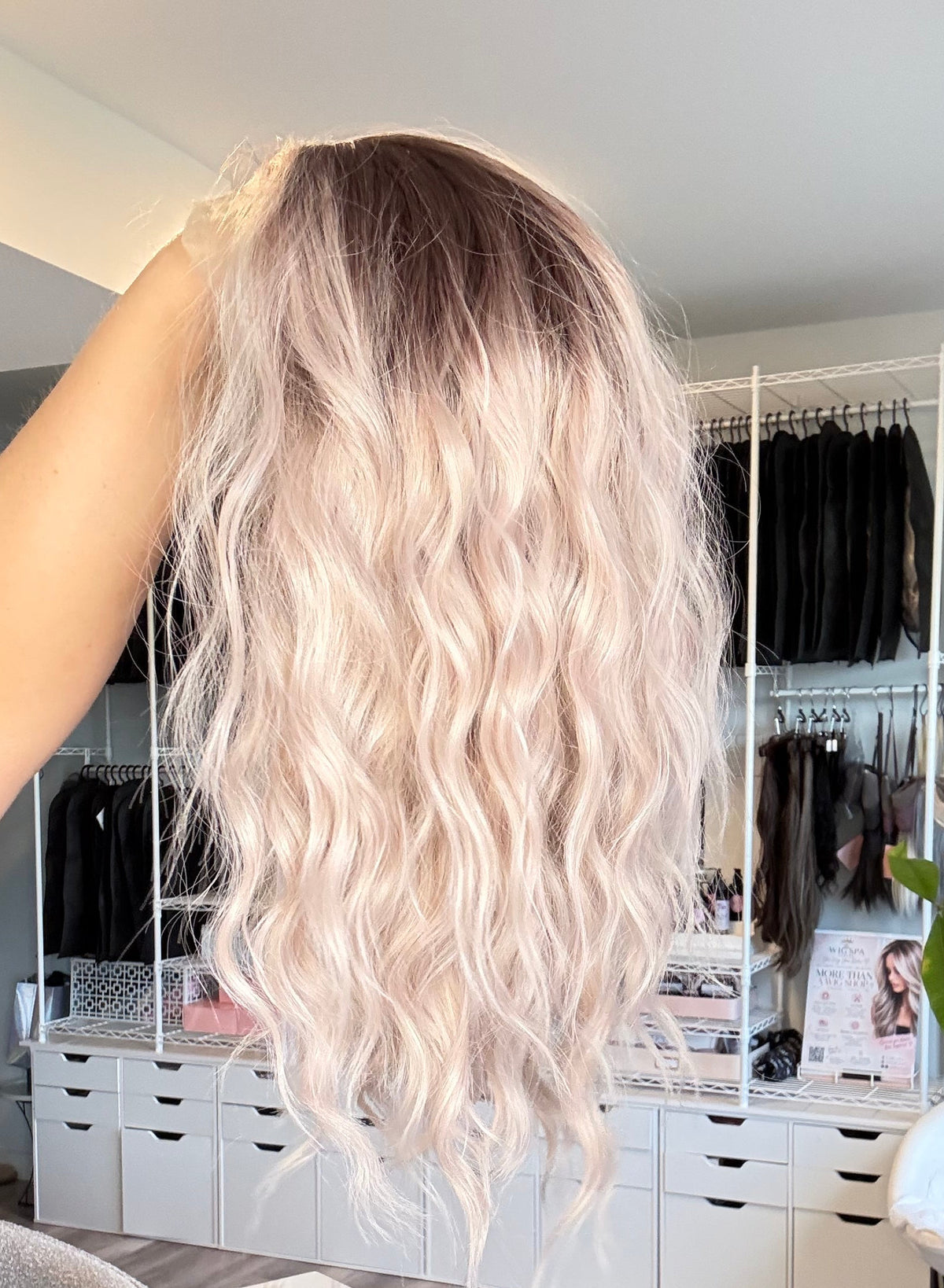 Cloud 9 - IMH-2 | 18” Scandinavian Hairline 13×4 Transparent Lace Front Wig