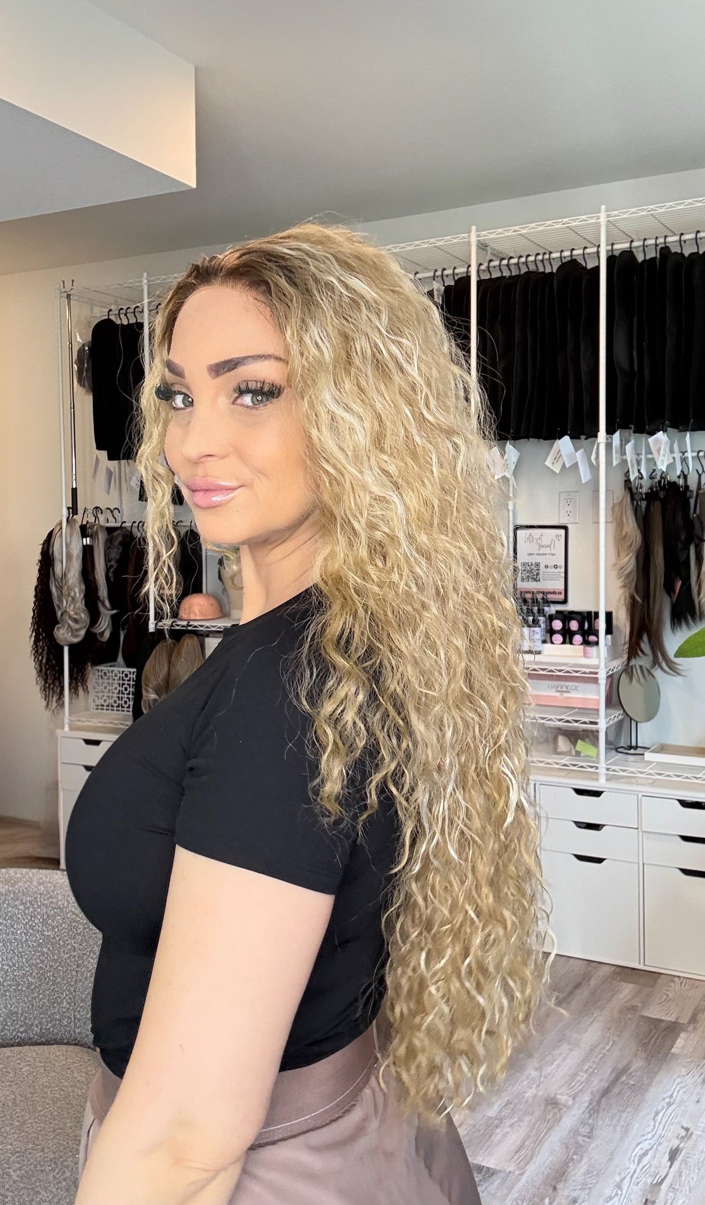 Blake Golden Tide | 28” Golden Blonde 13x3 Lace Front Wig