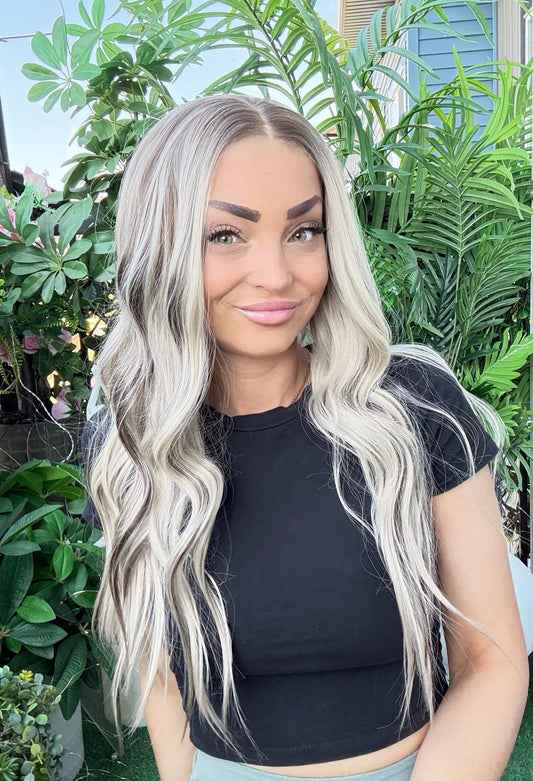 Ash Blonde Lace Front Wig