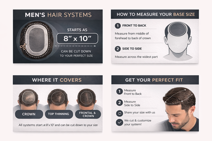 MEN’S PU (THIN SKIN) HAIR SYSTEM