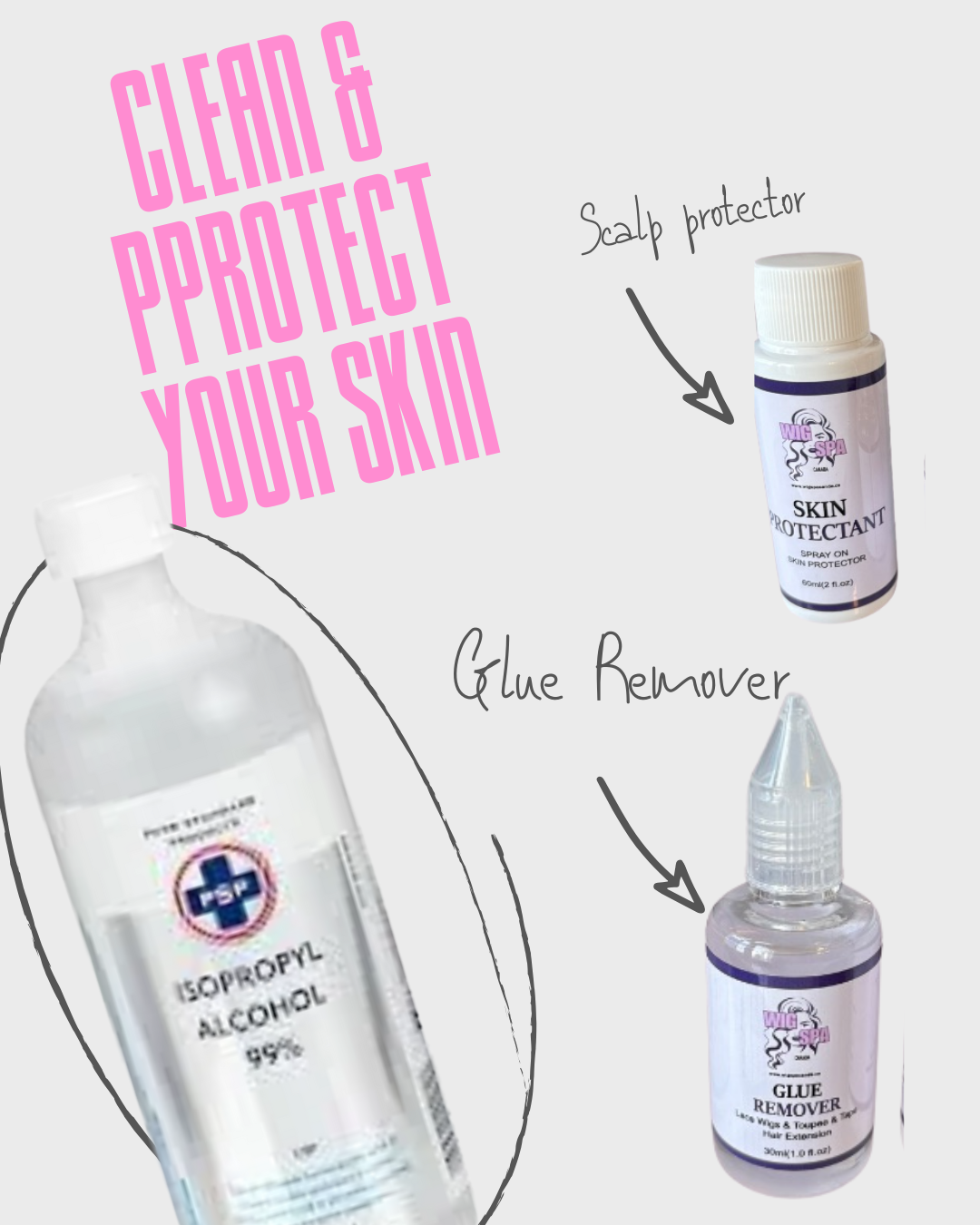 Adhesive Essentials | Secure Hold, Gentle Removal & Scalp Protection