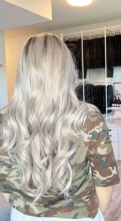 Rogue | Ash Blonde Rooted 13×4 Lace Front Wig