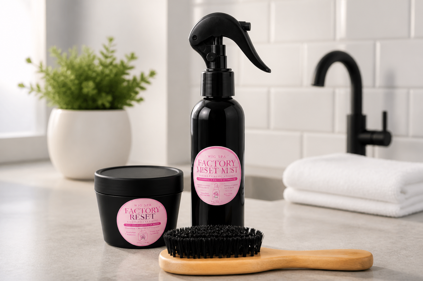 New!!!! Factory Reset System - Treatment + Daily Mist | Complete Wig Care Duo