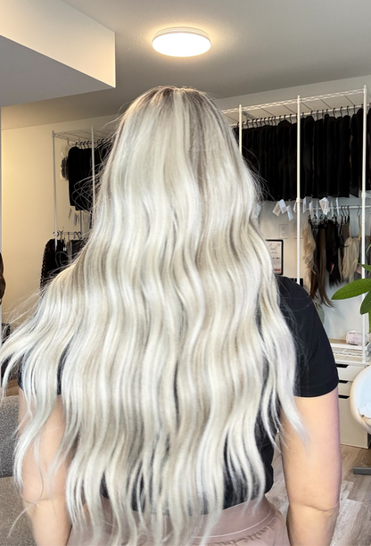 Mellissa - 13x6 Lace Front Wig | 28” | Rooted Cool Blonde Blend