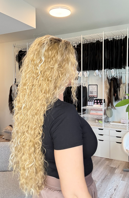 Blake Golden Tide | 28” Golden Blonde 13x3 Lace Front Wig