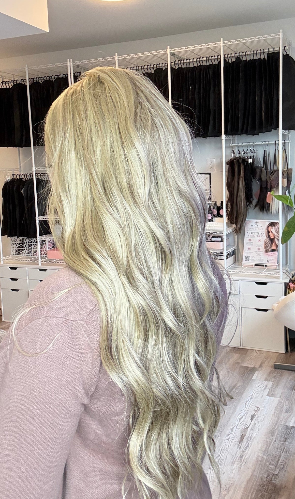 Jeanne 28–30” Blonde Wavy Headband Wig | One of One Wigs Canada