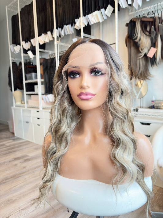 Brianna -13x6 Swiss Lace Front Wig | 24” | Dimensional Blonde Blend