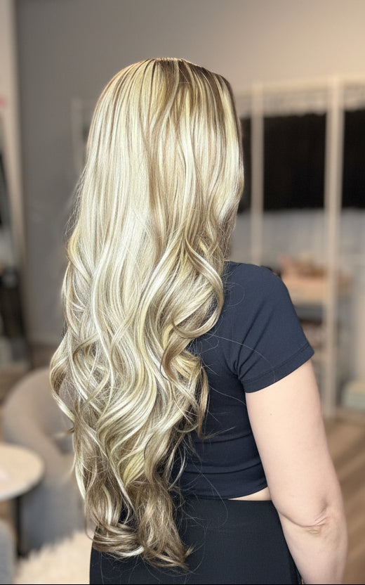 back view of Drew wig