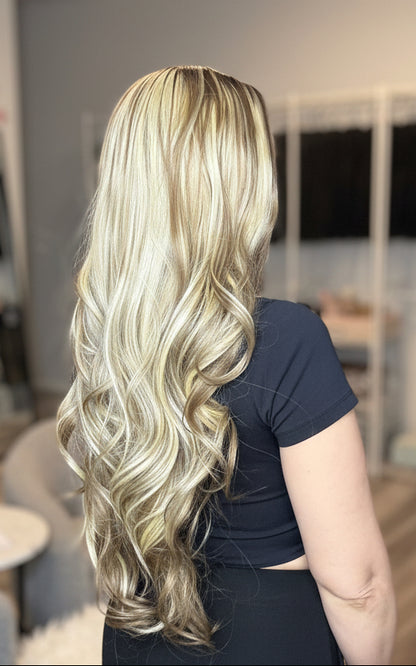 back view of Drew wig