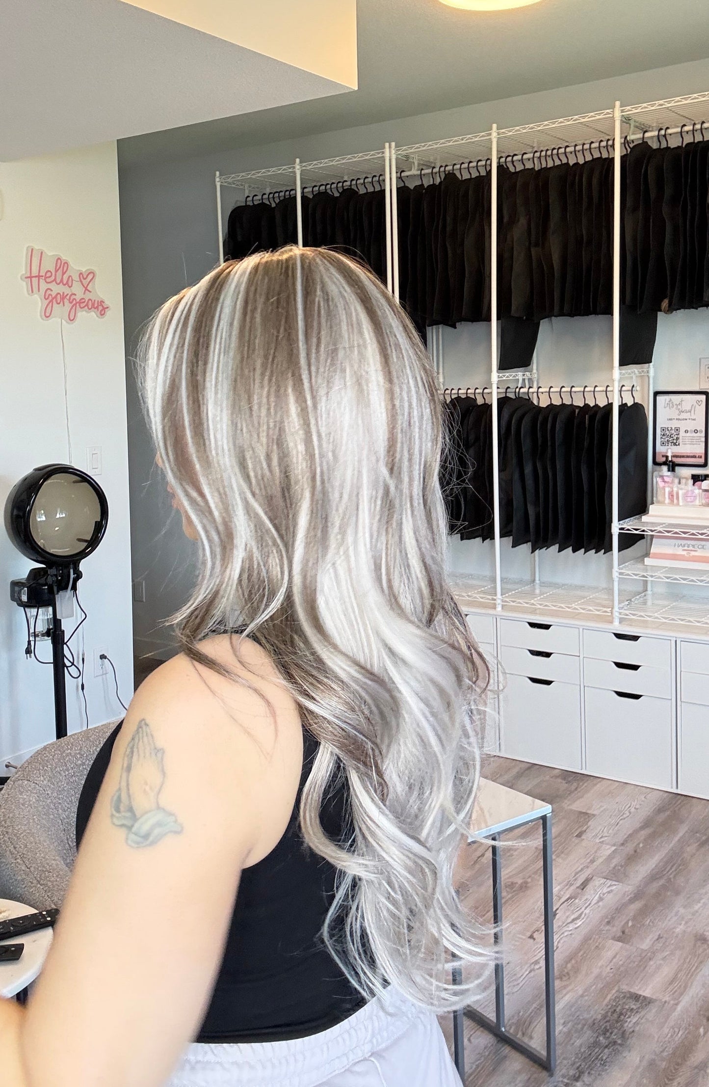 Anastasia - Perruque Lace Front 13x6 | 25” | Blond glacé frontal