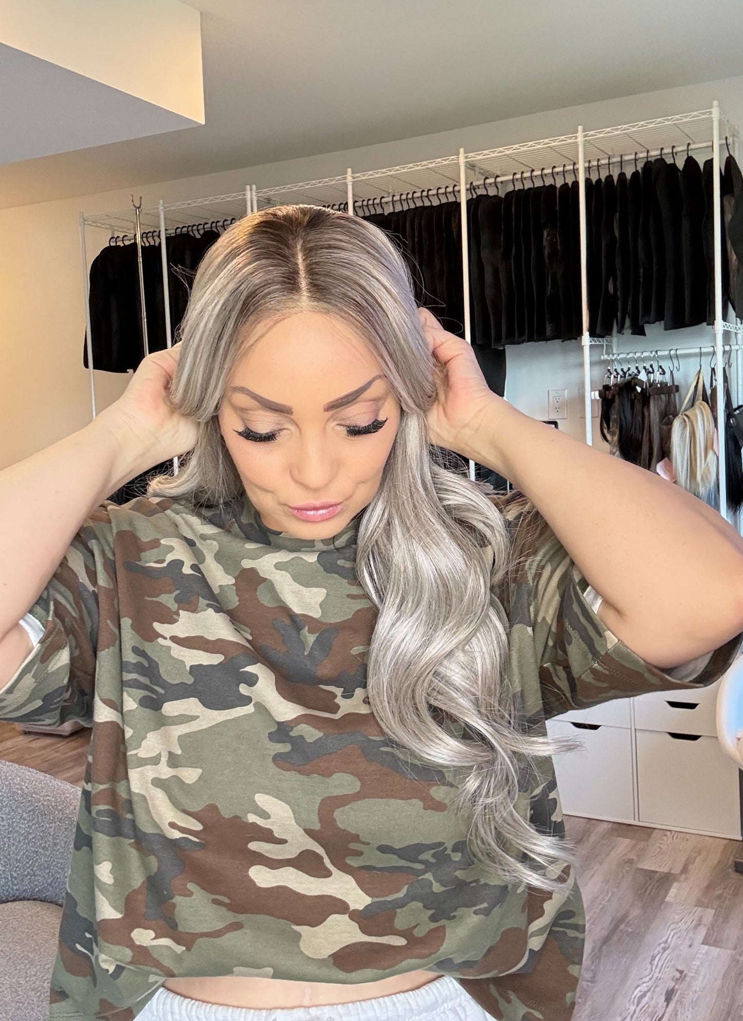 Rogue | Ash Blonde Rooted 13×4 Lace Front Wig
