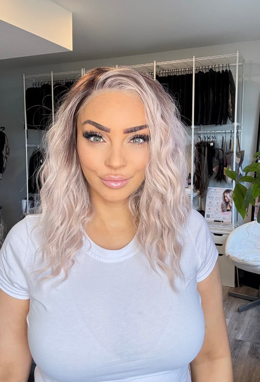 Cloud 9 - IMH-2 | 18” Scandinavian Hairline 13×4 Transparent Lace Front Wig