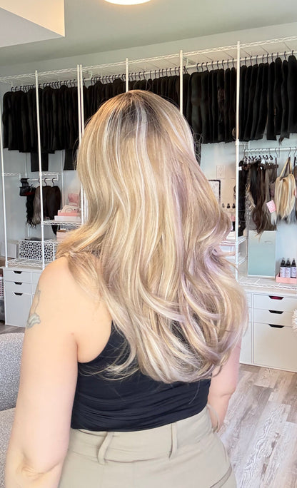 Perruque Sandi Blonde avec Frange Effilée | SWLC1400-2BR20