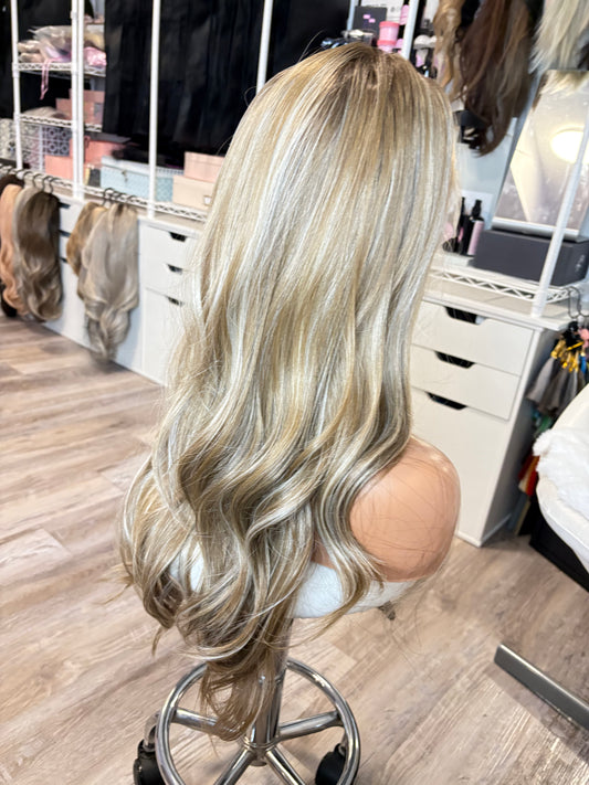 HF-14–04 | 26-Inch French Lace Front | Heat-Safe Wig