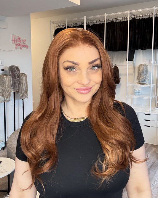 Jolene – 13x4 Lace Front Wig | 23–24” | Warm Copper Blend
