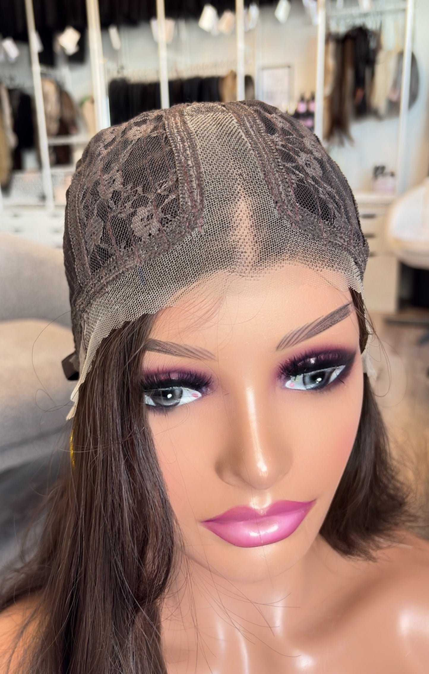 Lily | T-Part Lace Front Wig | 28” | Rich Espresso Brunette