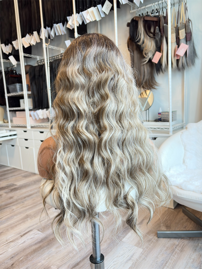 Brianna -13x6 Swiss Lace Front Wig | 24” | Dimensional Blonde Blend