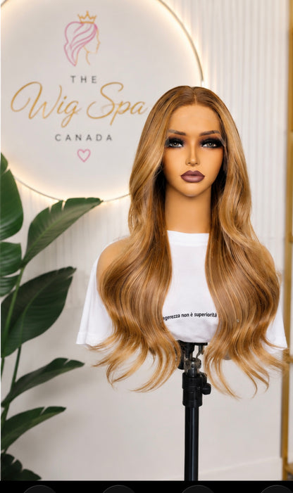 One of One | Honey Bronze 13×4 Lace Front Wig