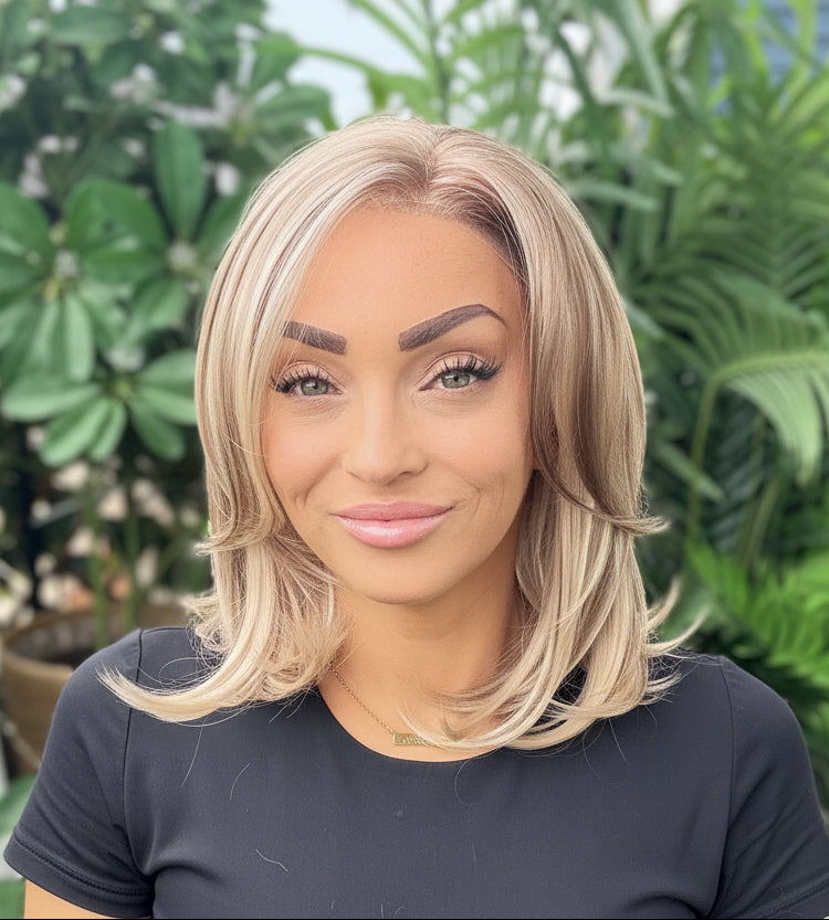 Hudson – 13x4 Lace Front Wig | 14 Inches | Golden Blonde image 1