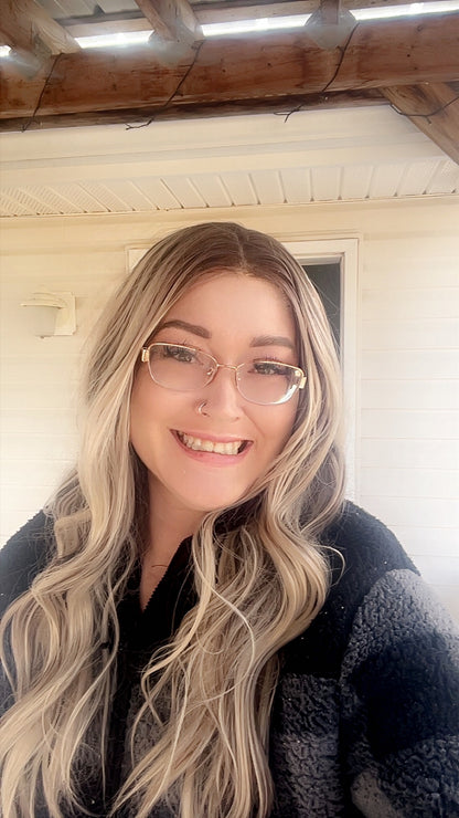 Callie -13x4 Lace Front Wig | Ash Blonde with Brown Lowlights