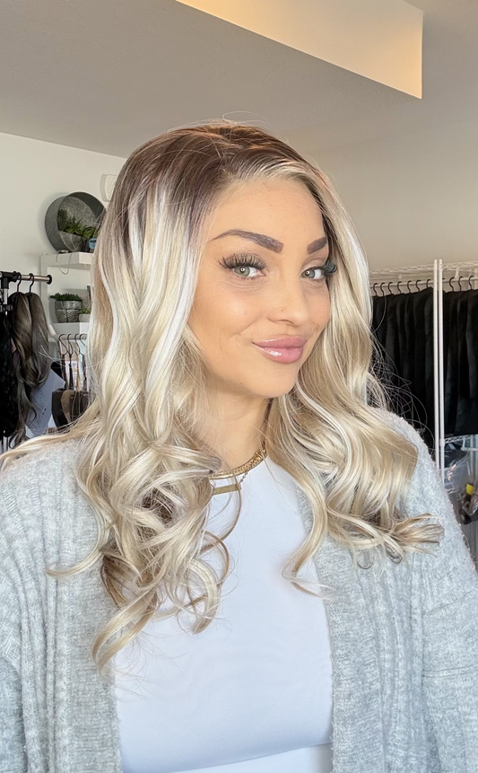 Mercedes [13x6 Lace Front Wig | 18–20” | Soft Rooted Blonde Blend