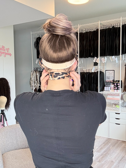 Poppy | One-of-One Custom Ponytail Headband Wig | 22” | Pink Blend