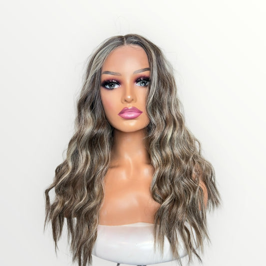 Wig Vault: Style #8 - Brown Blend Waves | 21” | Kortney T Part