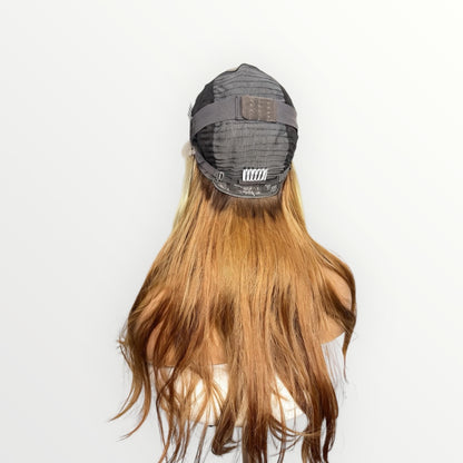 Wig Vault: Style #4 | Tatum Luxe 2.0 | Copper Blend Highlight | 25” | 13x6 Lace Front