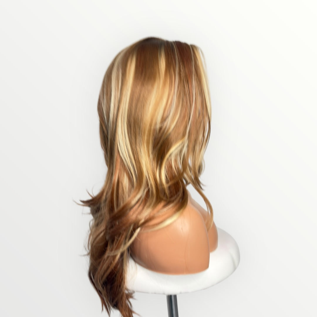 Wig Vault: Style #4 | Tatum Luxe 2.0 | Copper Blend Highlight | 25” | 13x6 Lace Front