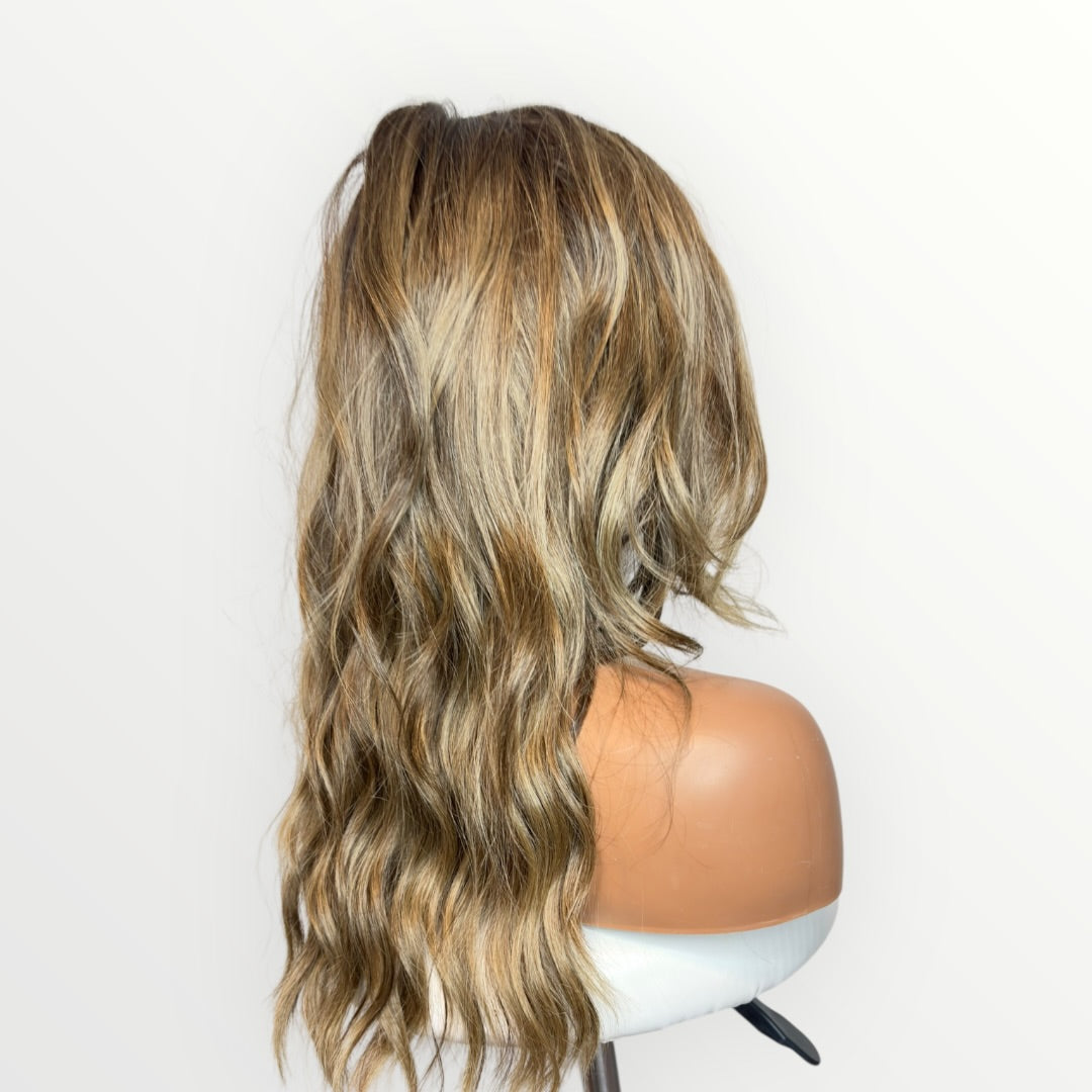 Wig Vault: Style #9 - Layered Brown Blend | 21” | 13x6 Lace Front | CSC