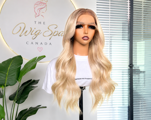 One of One | Rooted Champagne Blonde 13×4 Lace Front Wig