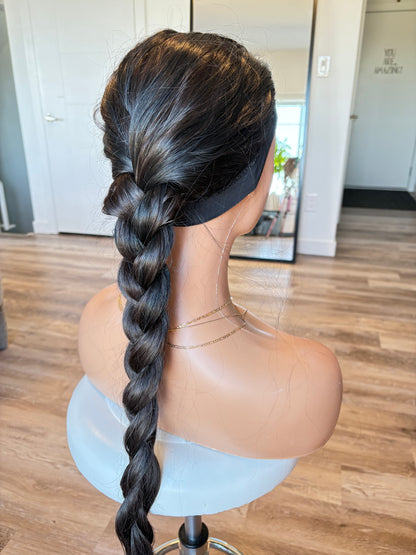 Custom Builder Edition | Top Knot Headband Ponytail Wig