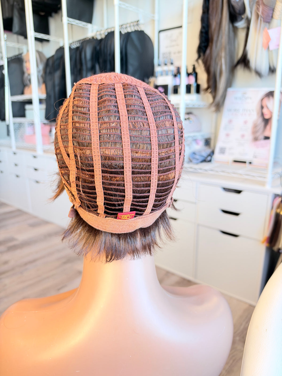 Wig Vault: “DG/ 4” - Short Red-Brown Bob with Lace Front | Pre-Loved | Wigs Canada