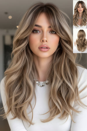 SWLC1261-8BR22  Long Blonde Balayage Wig | Wig Spa Canada