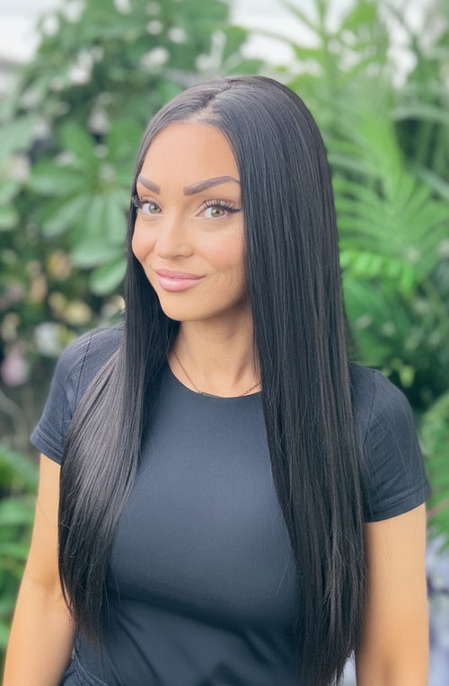 Morgan – 13x6 Lace Front Wig | 28” | Soft Black image 3