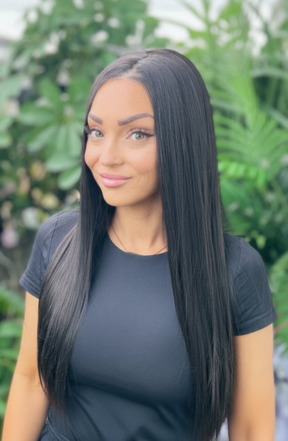 Morgan – 13x6 Lace Front Wig | 28” | Soft Black image 3