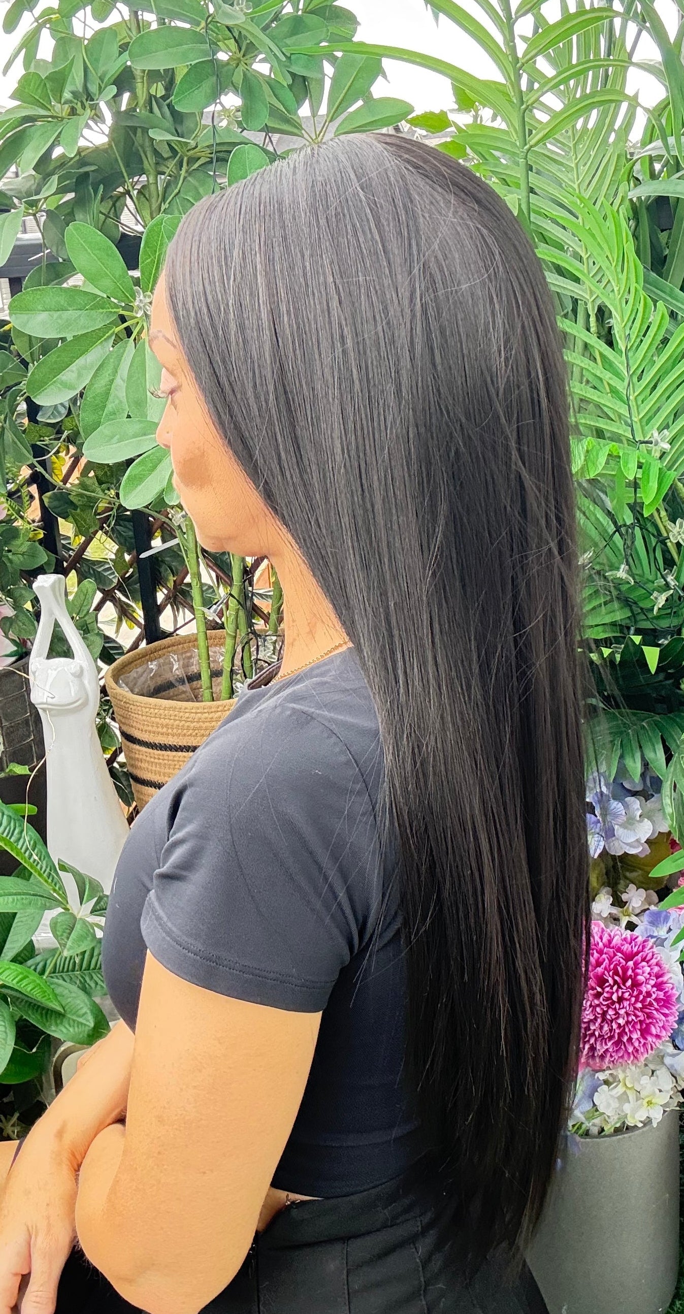 Morgan – 13x6 Lace Front Wig | 28” | Soft Black image 5