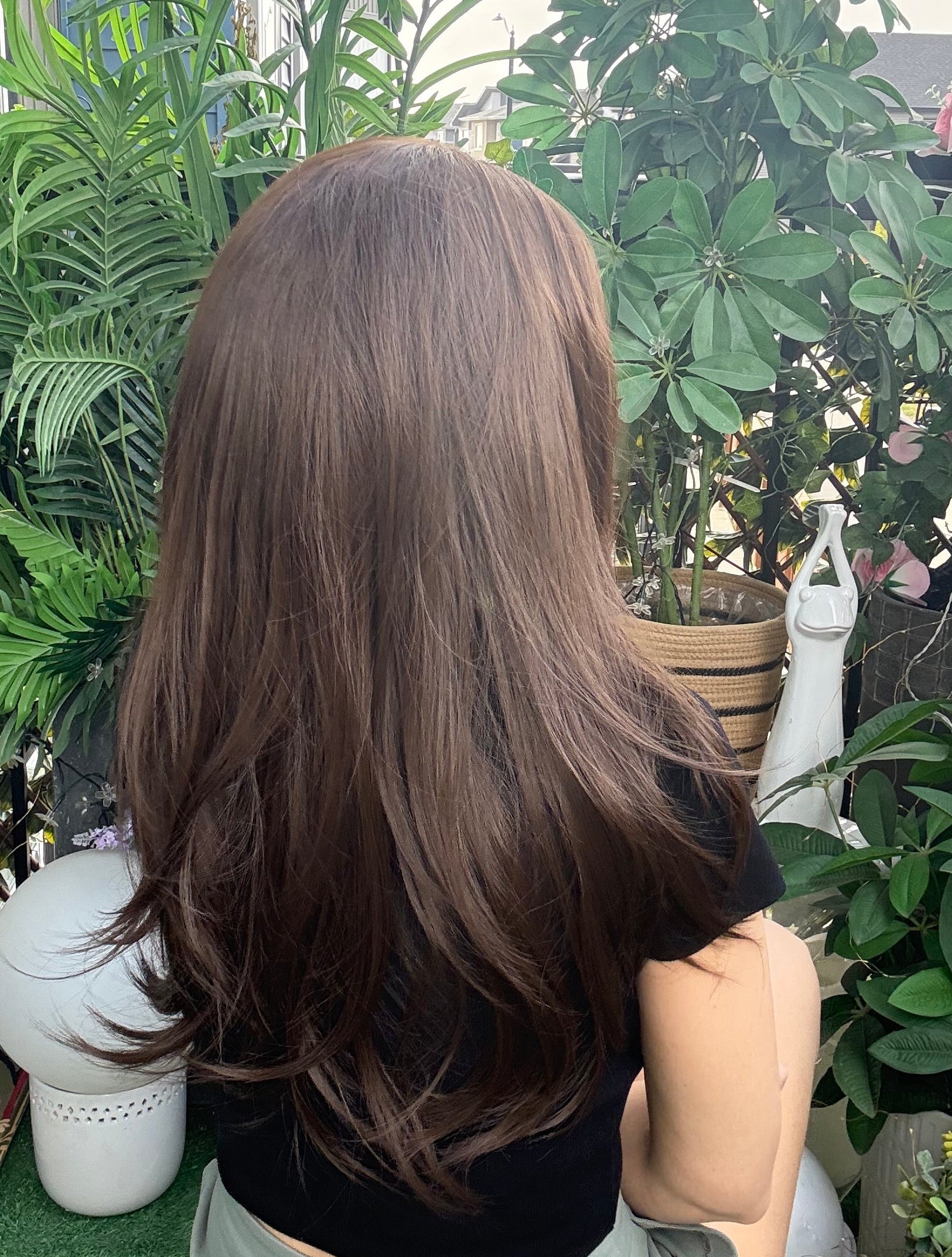 Penelope Brown Lace Front Wig Layer Style